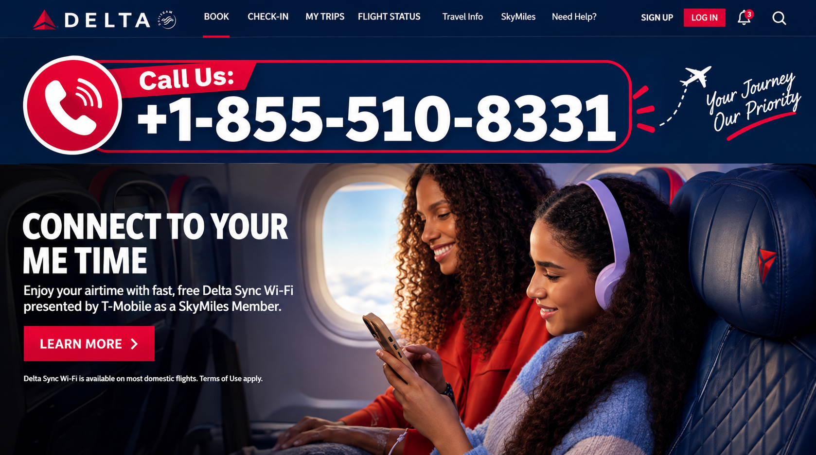 How do | speak to a live person at Delta Airlines